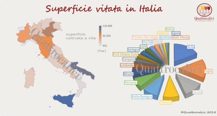superficie vitata regioni italiane