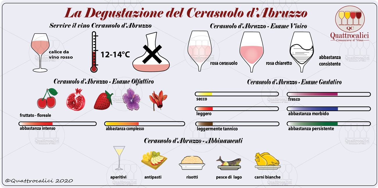 degustazione cerasuolo d'abruzzo