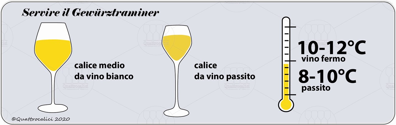 degustazione gewurztraminer servizio
