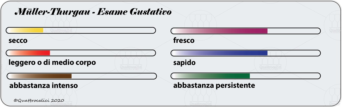 degustazione müller-thurgau gustativo