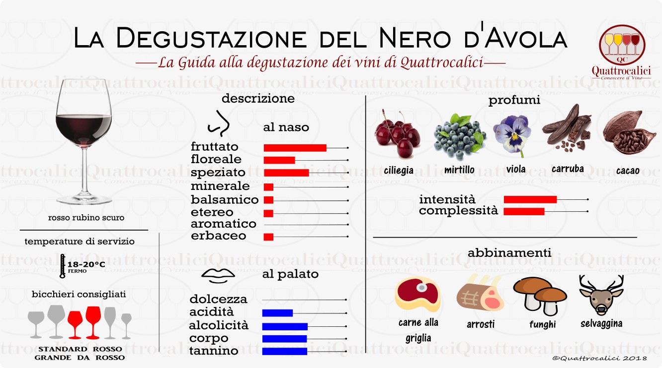 Nero d'Avola Degustazione vino