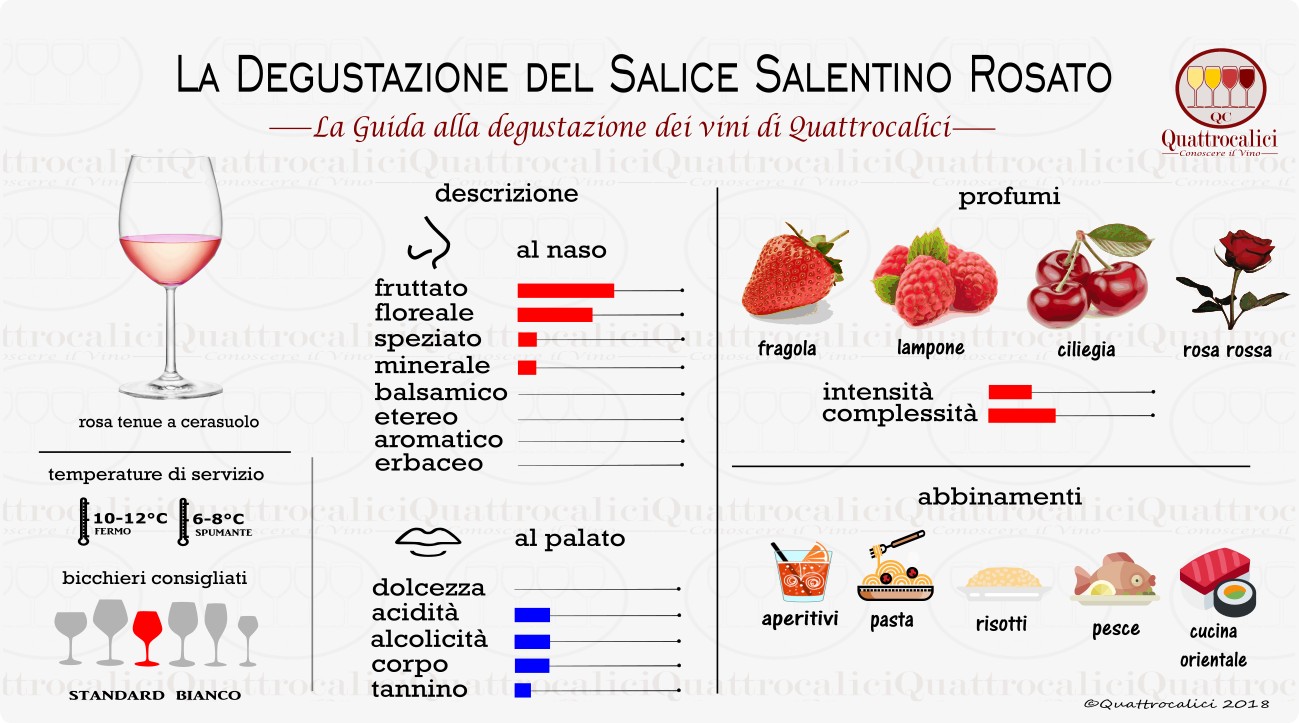 Salilce salentino rosato degustazione
