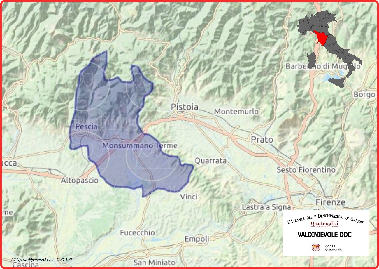 Valdinievole DOC Quattrocalici Tutte le DOC della regione Toscana