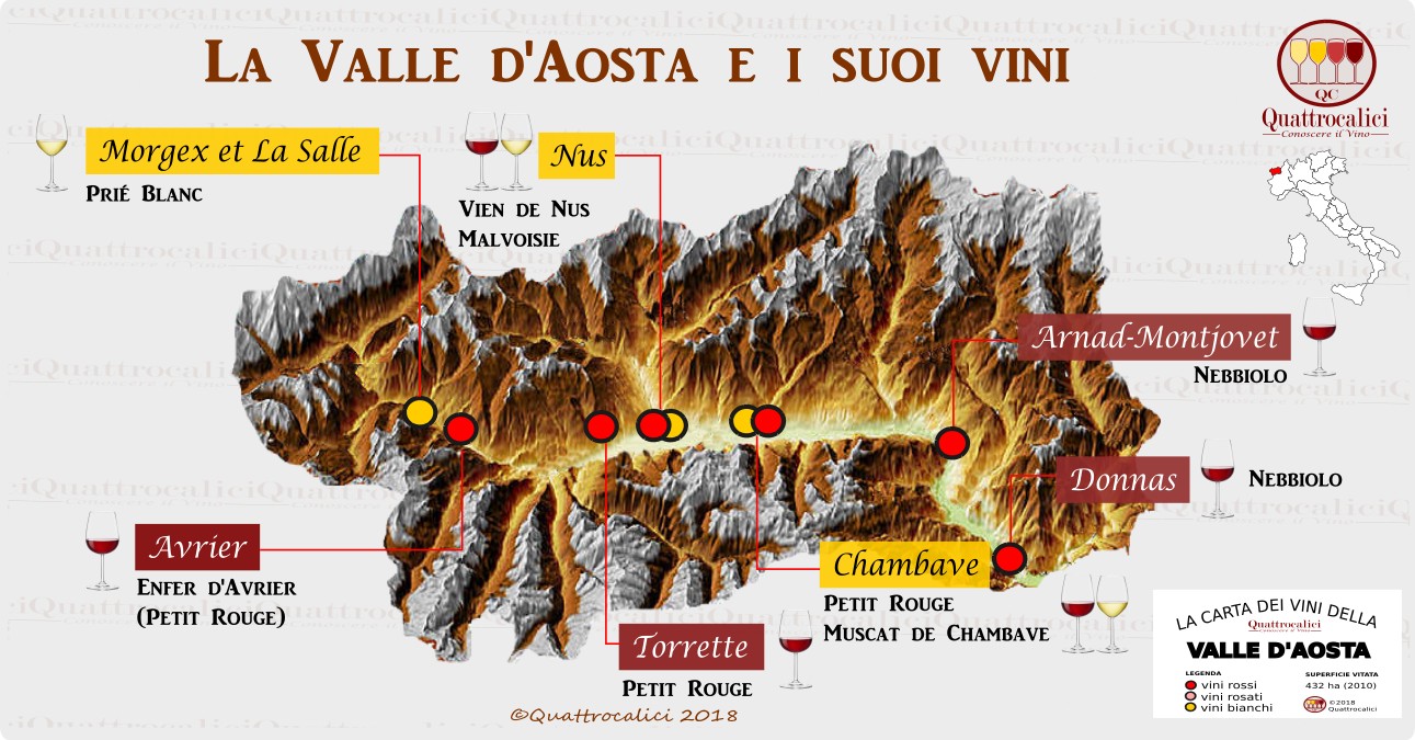 Vini della Valle d'Aosta
