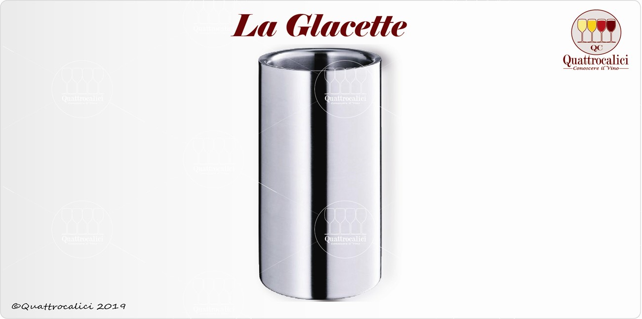 Zack 20124 Contas - Secchiello Porta Ghiaccio Per Champagne In Acciaio Inox Spazzolato, Alto 18,5 Cm, Diametro 17,5 Cm - 2