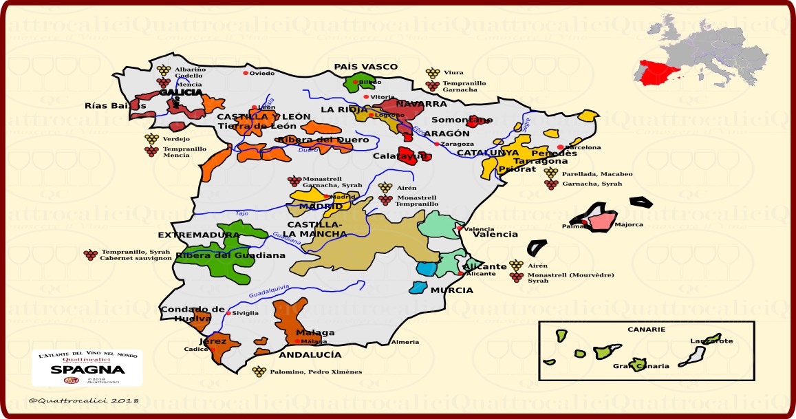 Spagna Quattrocalici Conoscere Il Vino