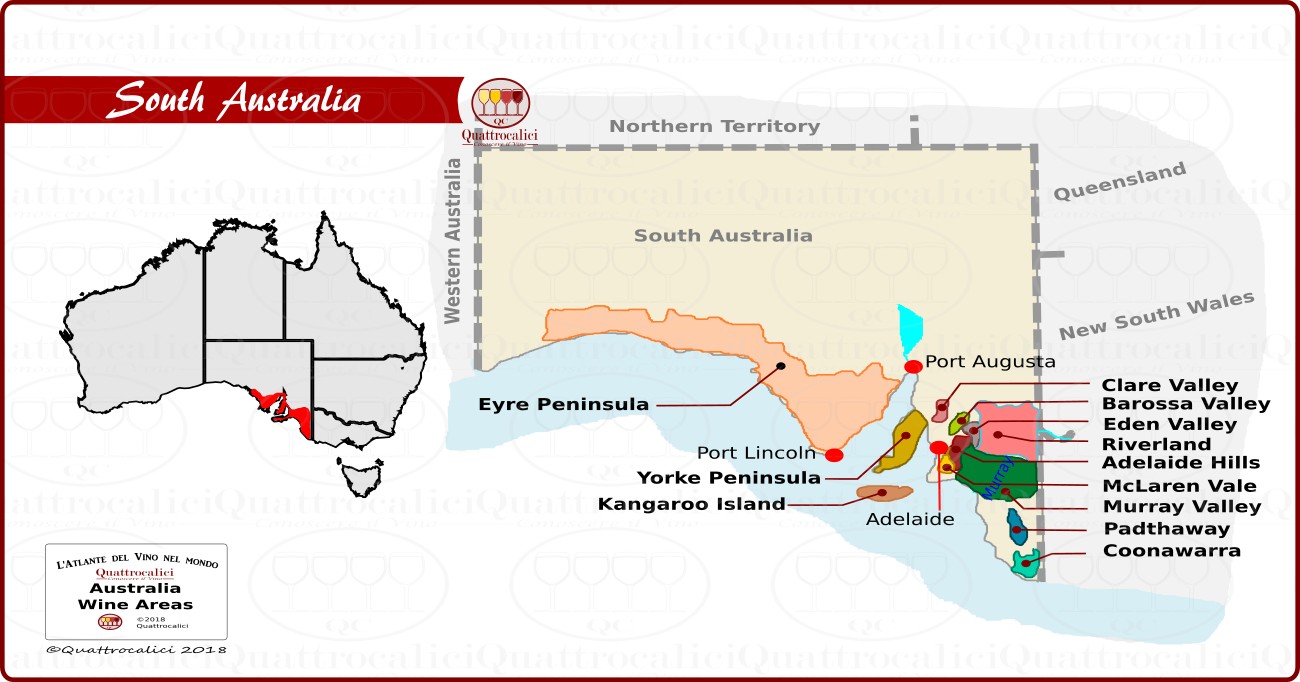 I vini dell'Australia del sud