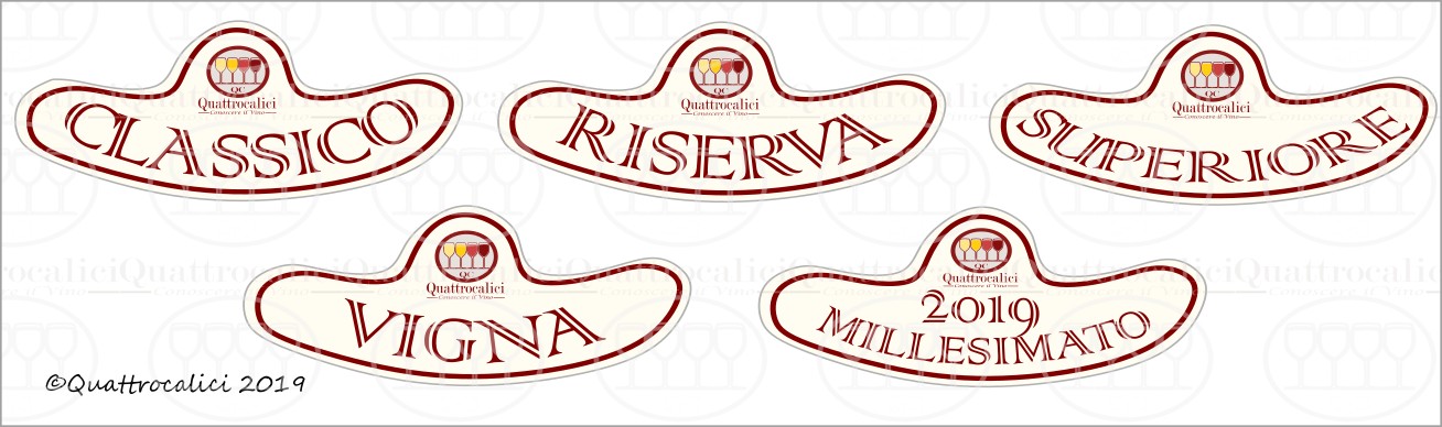 menzioni vino "Superiore", "Riserva", "Classico", "Vigna"