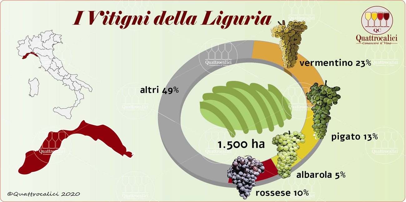 i vitigni della liguria