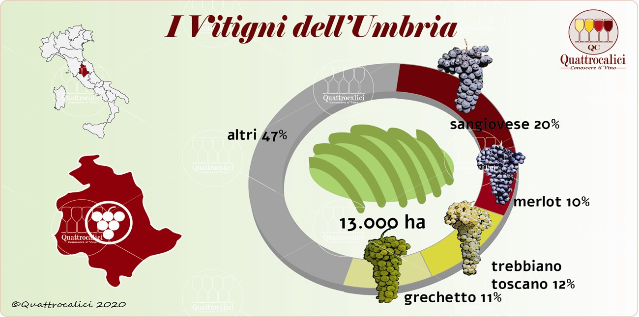 i vitigni dell'umbria
