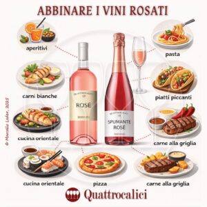 L'abbinamento dei vini rosati