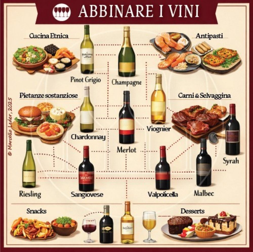 Abbinare i vini al cibo