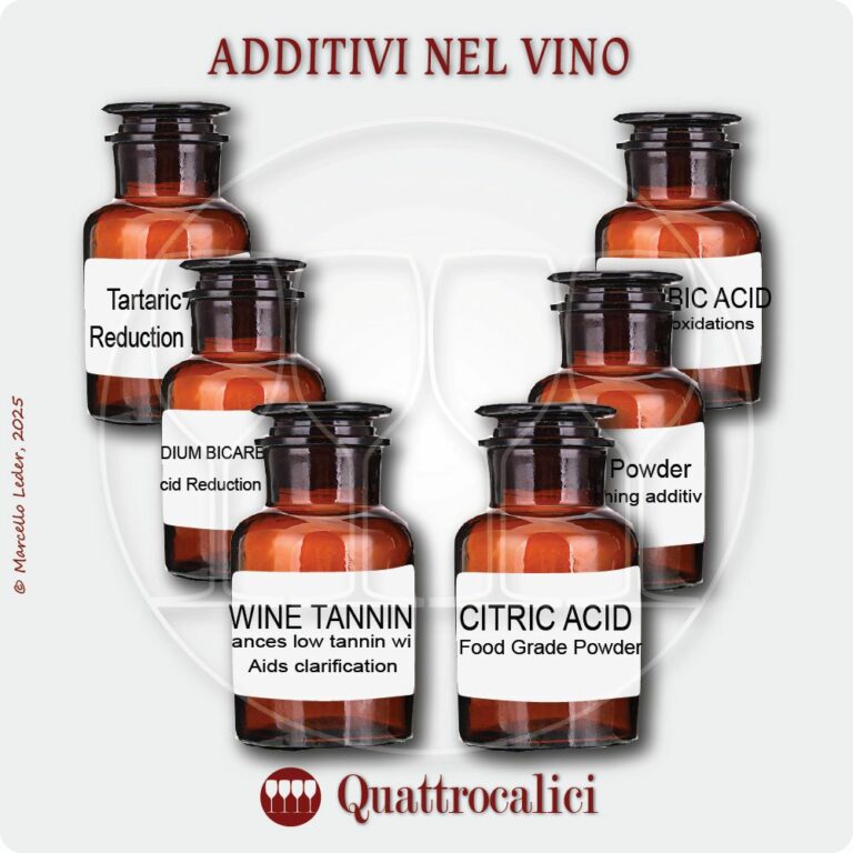Gli additivi e la correzione del mosto e del vino