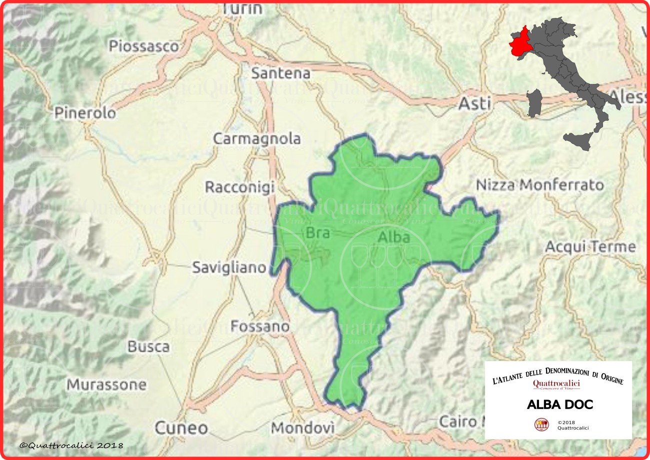 cartina alba doc