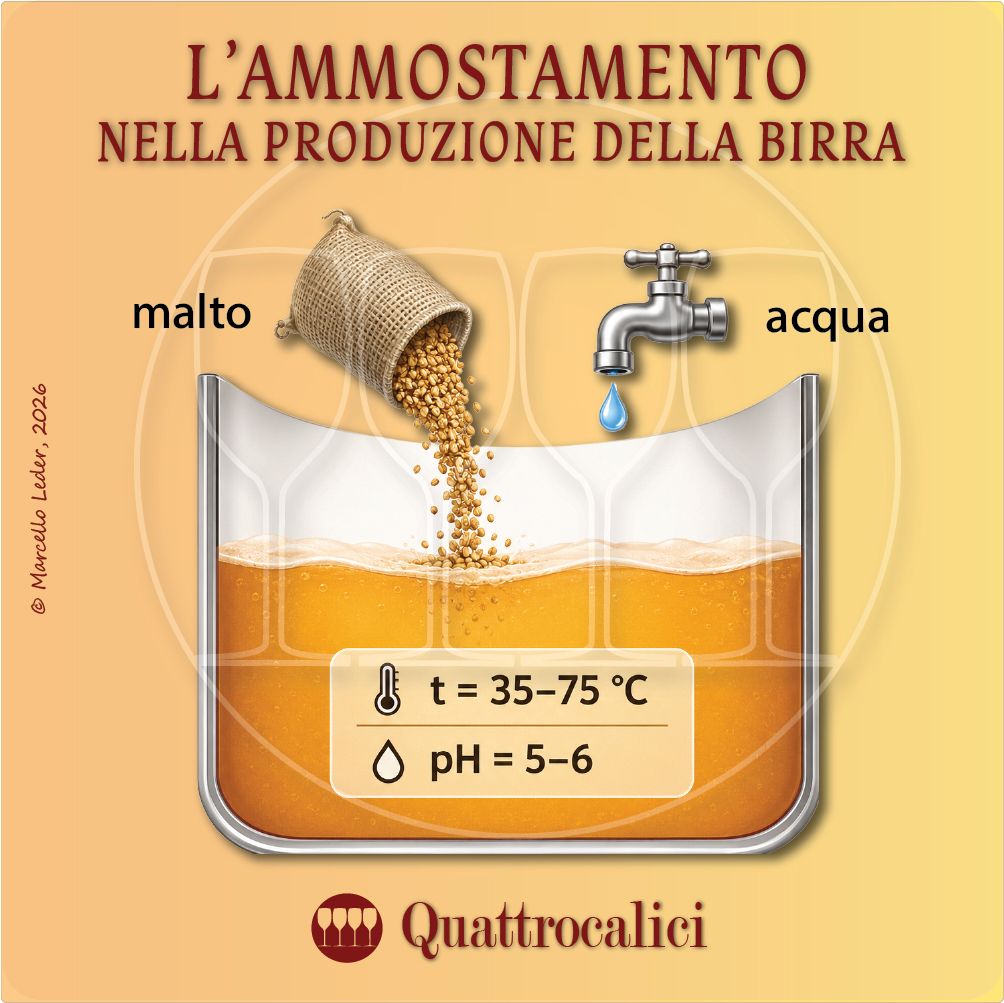 L'ammostamento nella produzione della birra