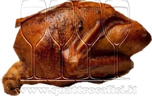 Anatra ripiena alla salsa di rape