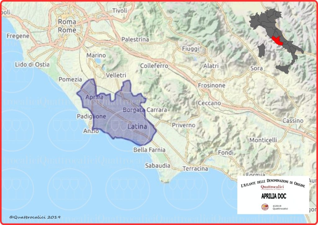 Aprilia DOC Cartina Denominazione