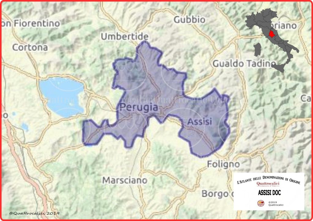 Assisi DOC Cartina