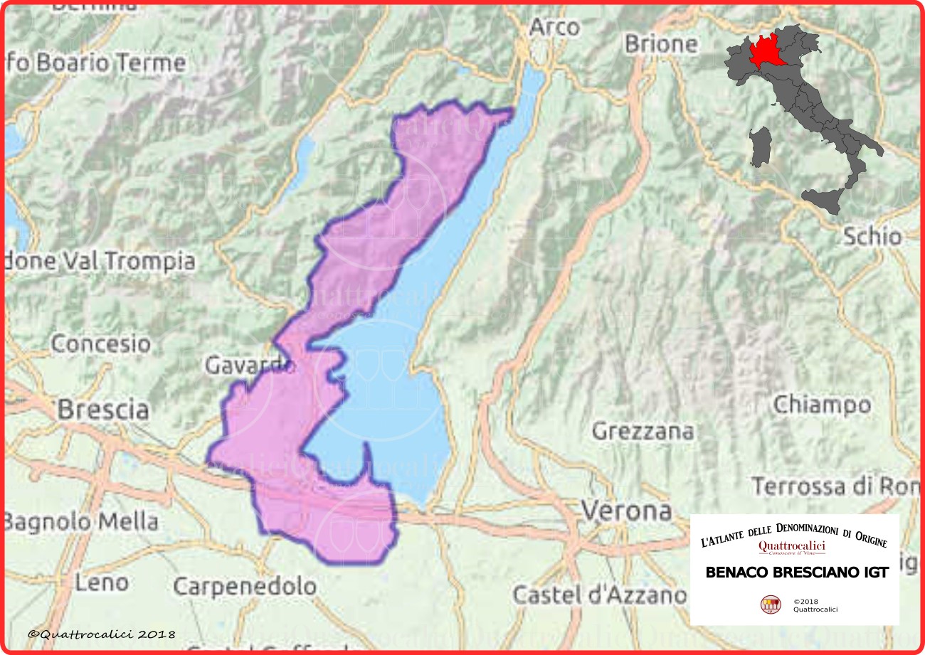 cartina benaco bresciano igt