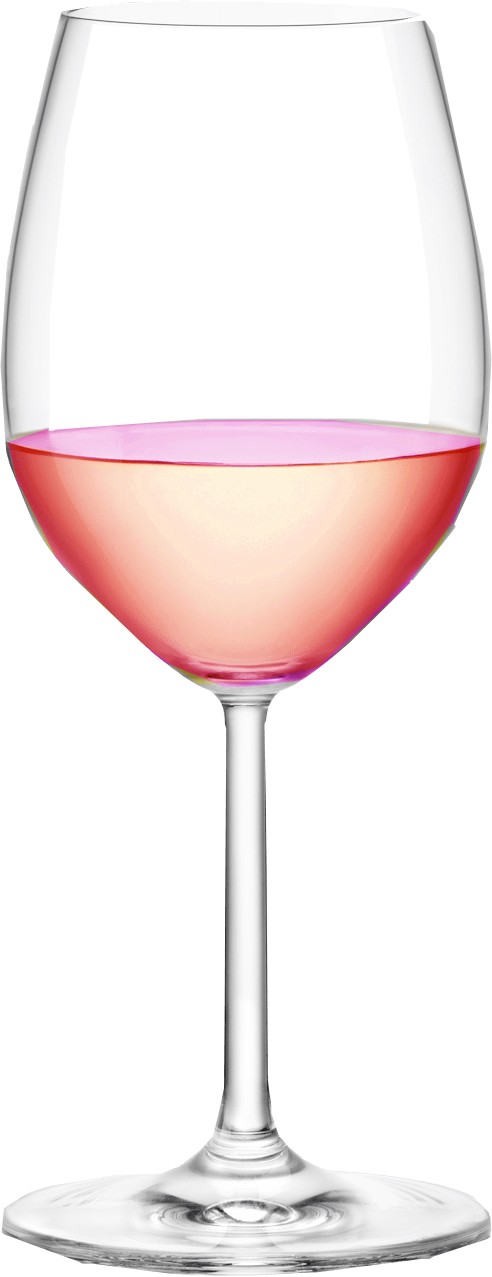 bicchiere rosato