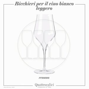 bicchieri per vino bianco leggero