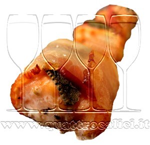 Bocconcini di salmone con bacon