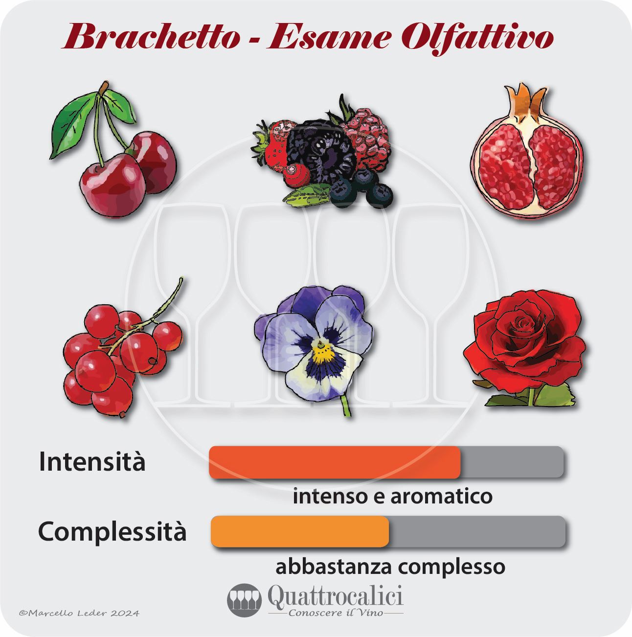 L'esame olfattivo dei vini Brachetto