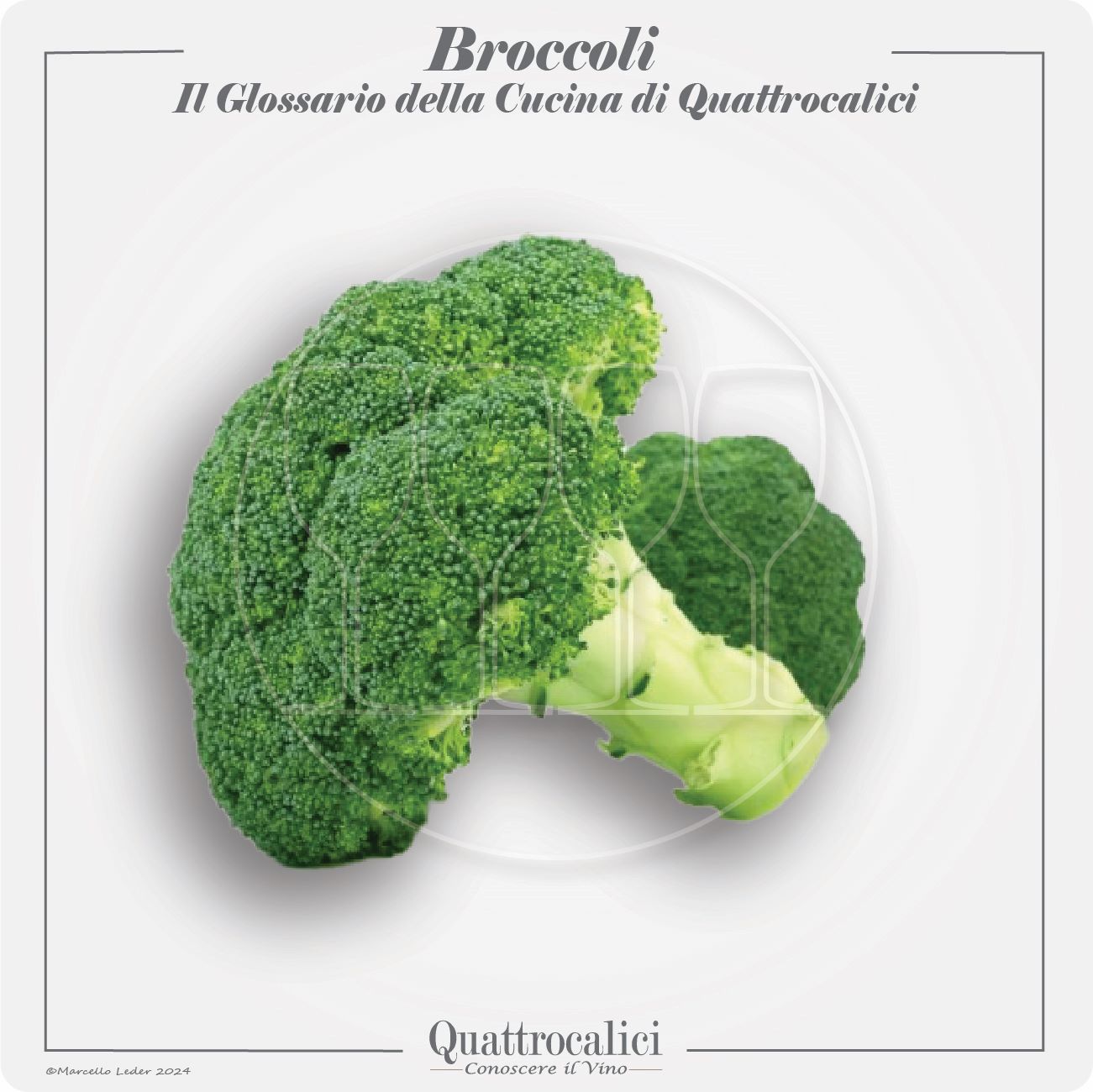 I broccoli in cucina e con il vino