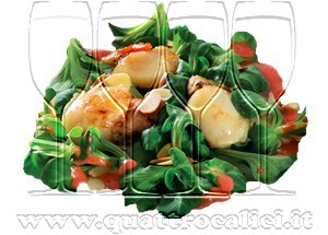 Capesante in insalata