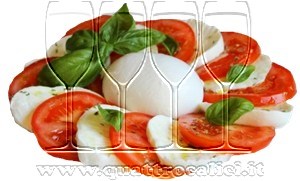 Caprese di mozzarella di bufala