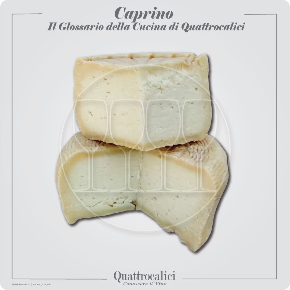 caprino il formaggio in cucina e con i vini
