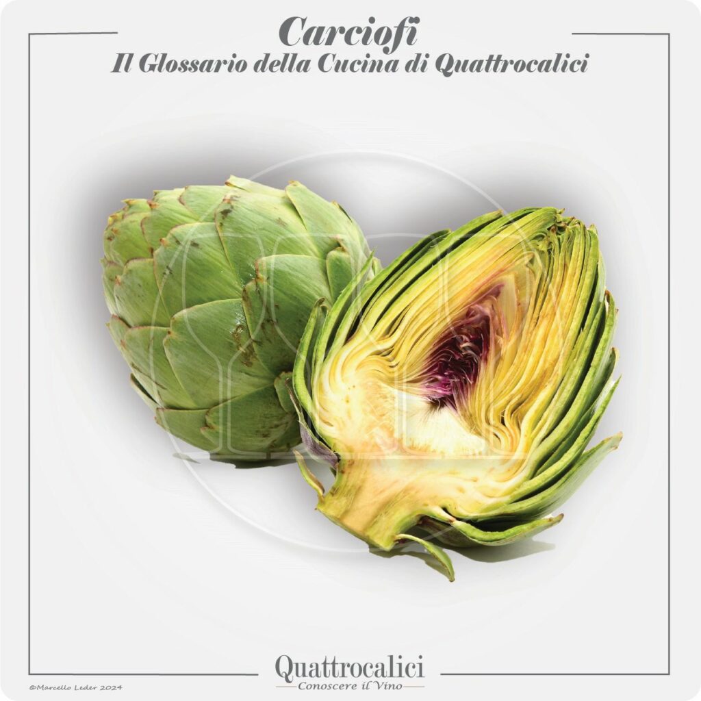 i carciofi in cucina e con i vini