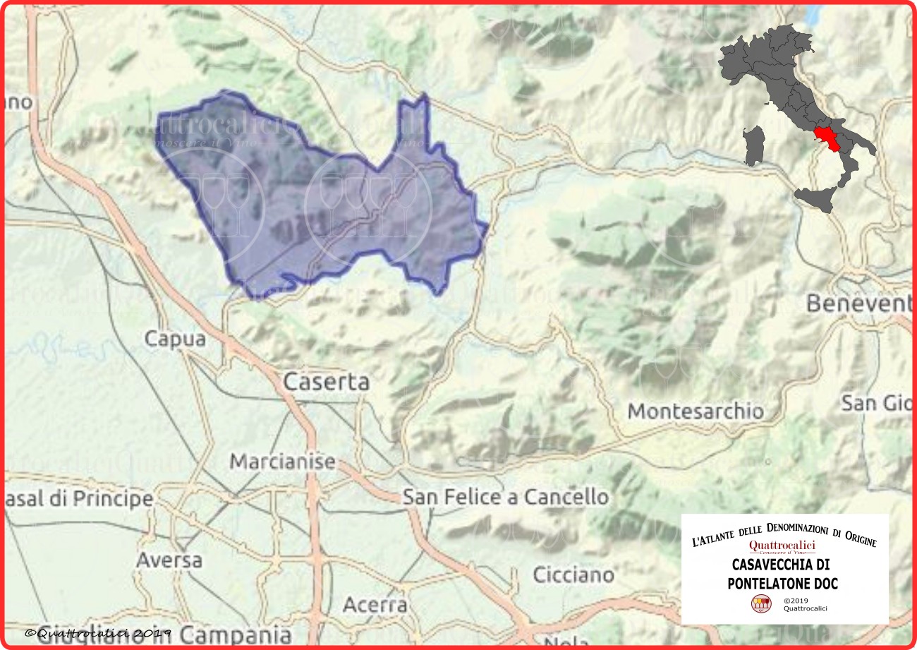 casavecchia di pontelatone doc cartina