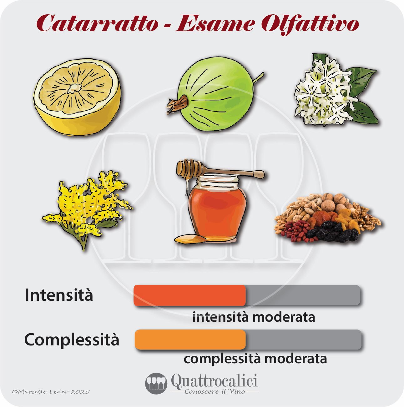 L'esame olfattivo dei vini Catarratto
