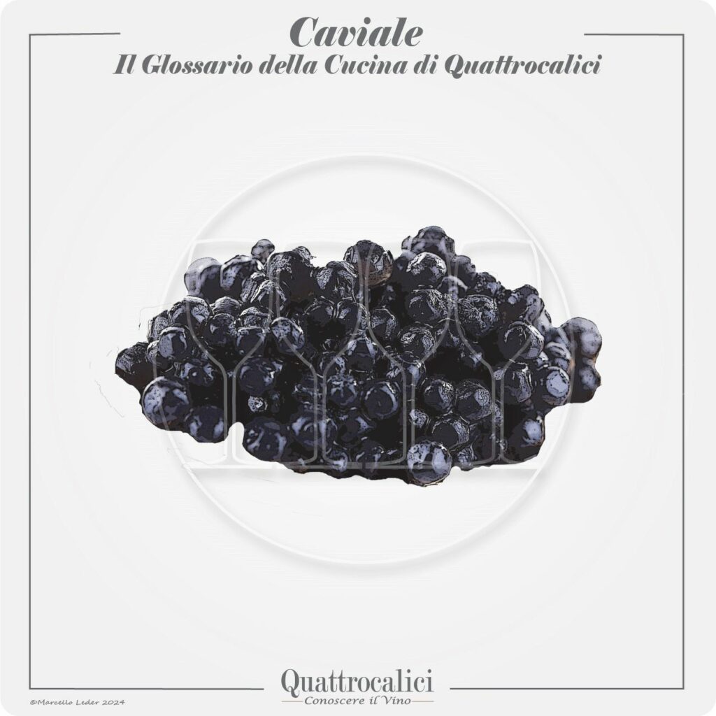 il caviale in cucina e con il vino