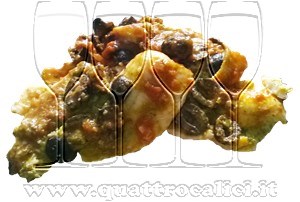 Cefalo ripieno in salsa d’olive
