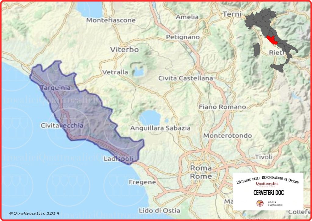 cerveteri doc cartina
