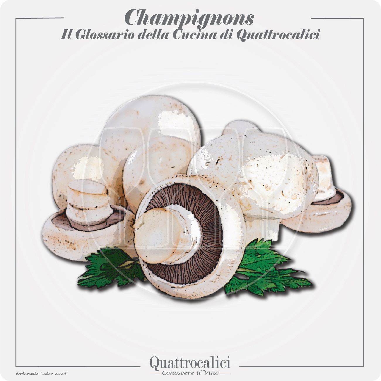 gli champignons in cucina