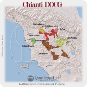 Chianti docg cartina
