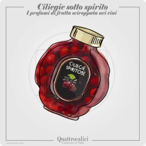 Il profumo di ciliegia sotto spirito nei vini