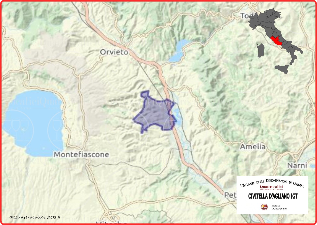 Civitella d'Agliano IGT Cartina