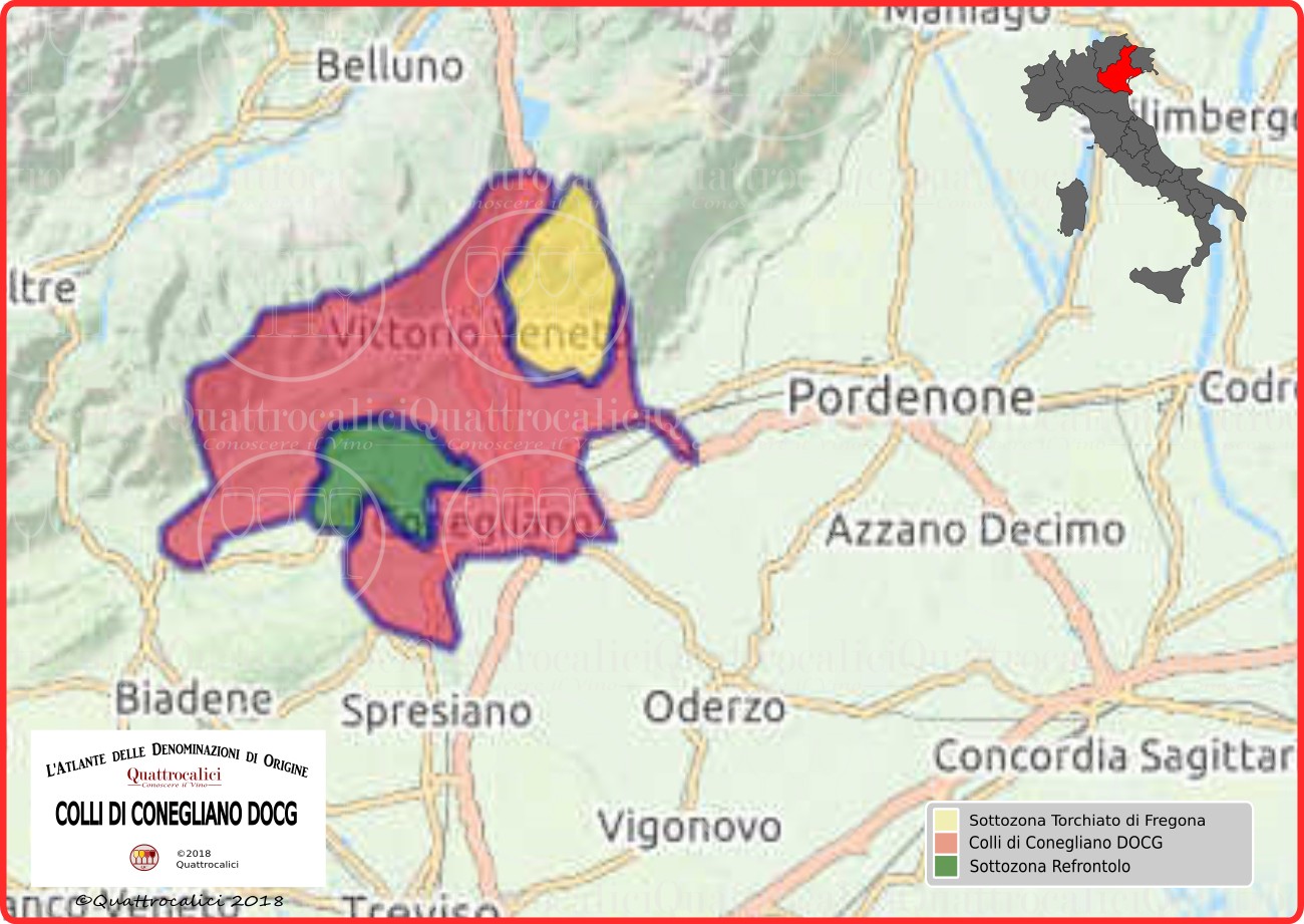 colli-di conegliano-docg-cartina