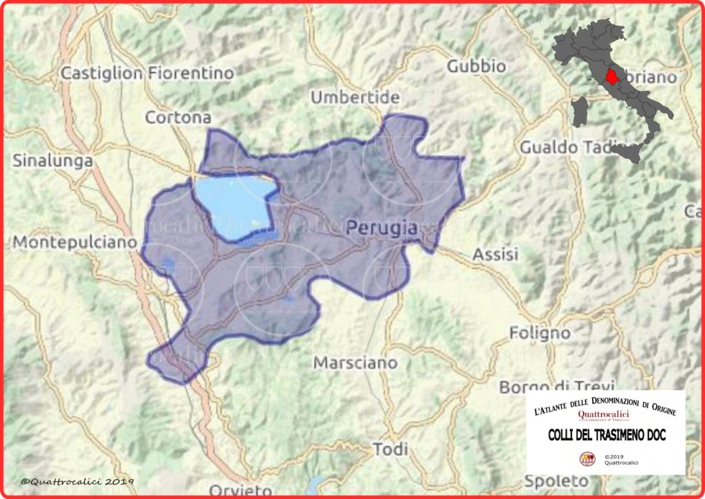 Colli del Trasimeno DOC Cartina