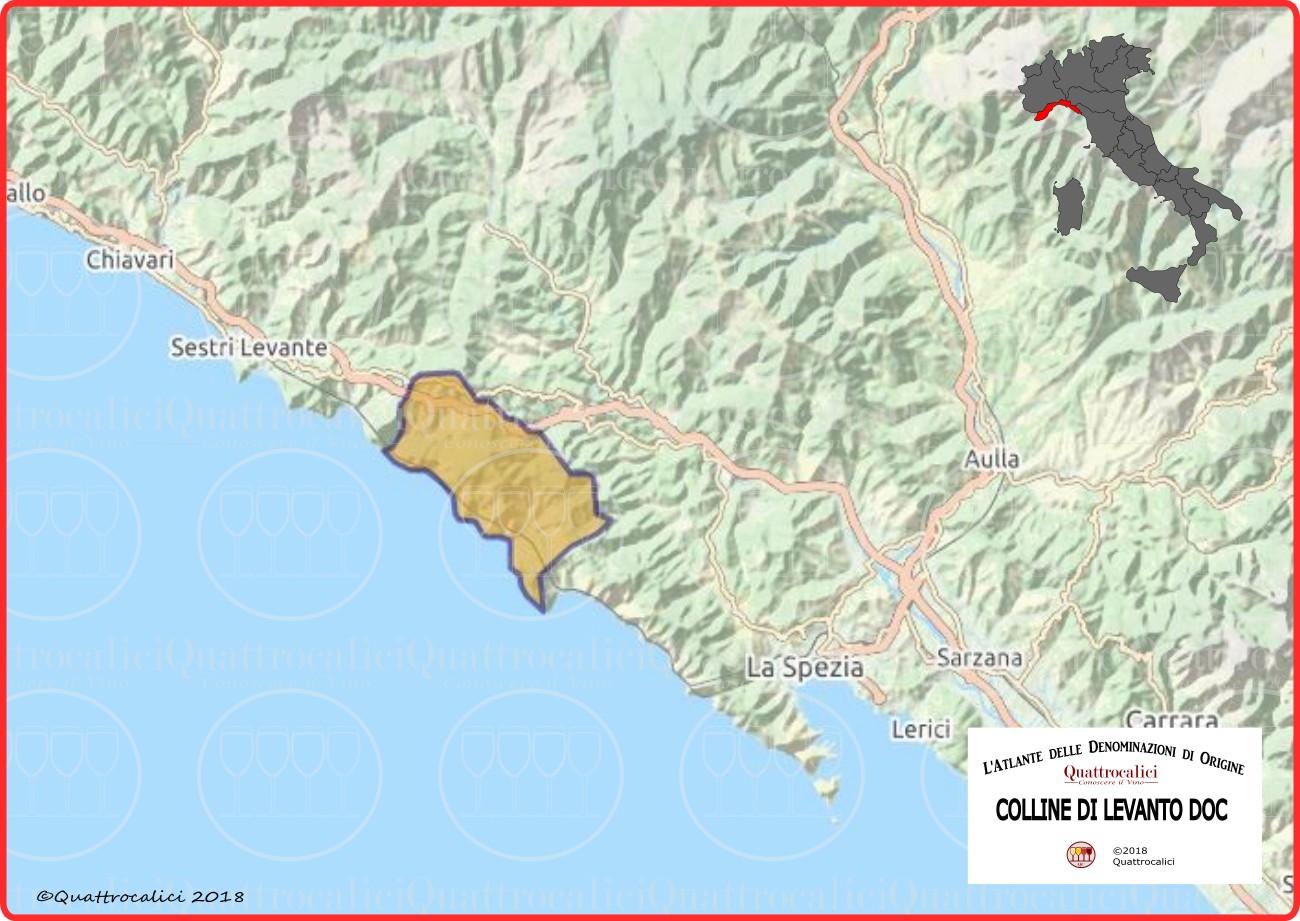 colline di levanto doc cartina