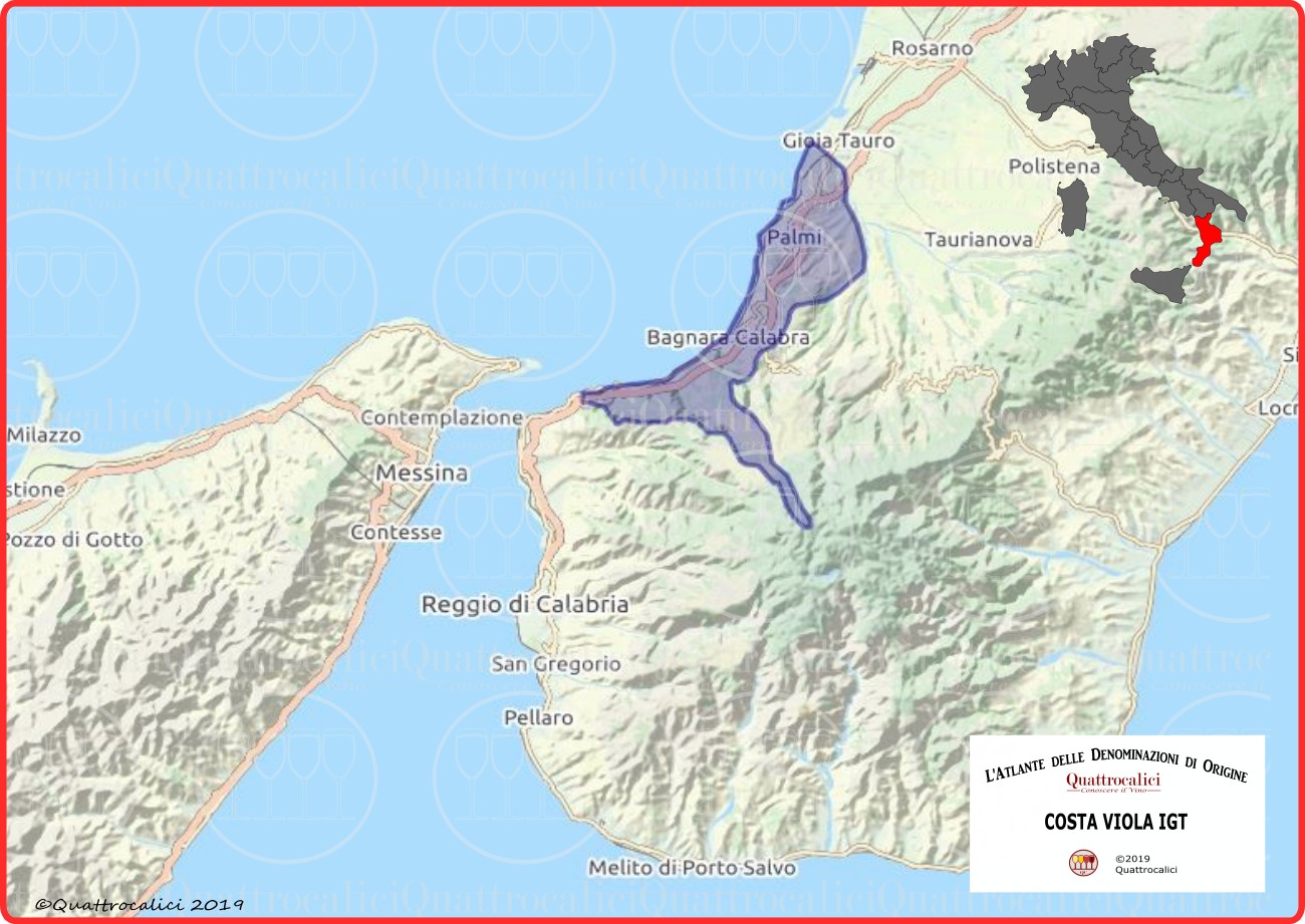 Costa Viola IGT Cartina