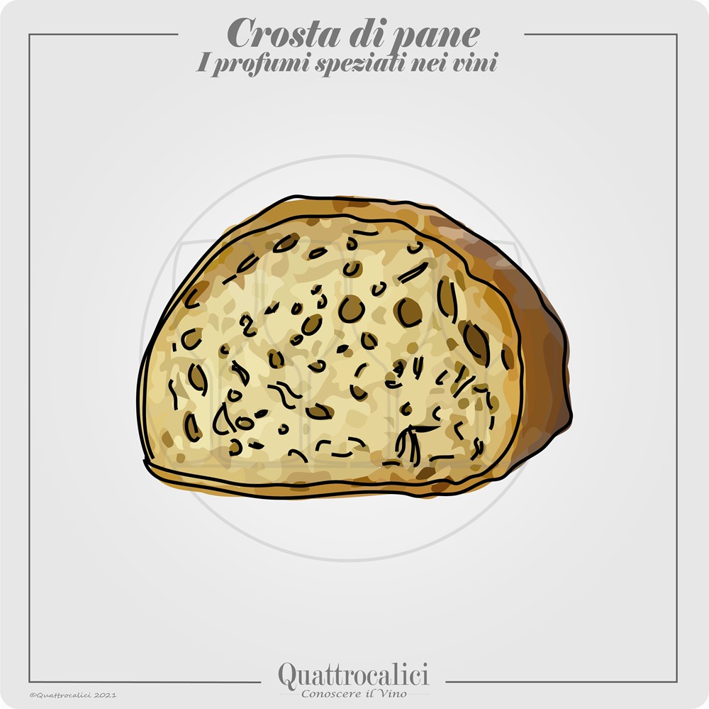 Il profumo di crosta di pane nei vini