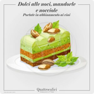 Torte con noci mandorle e nocciole