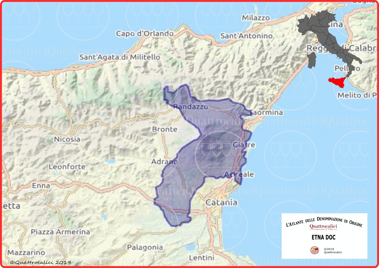 etna doc cartina