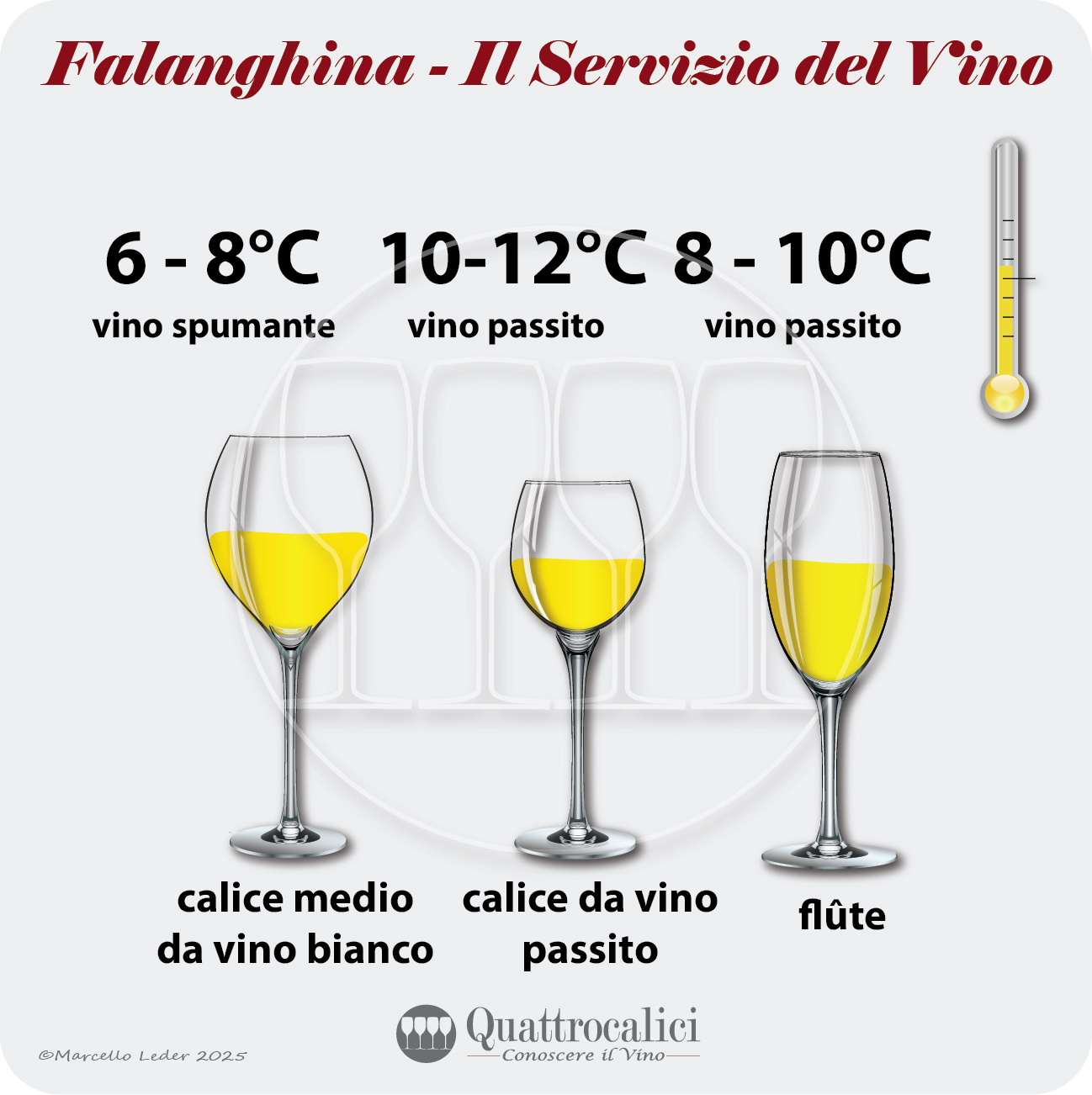 Il servizio dei vini Falanghina