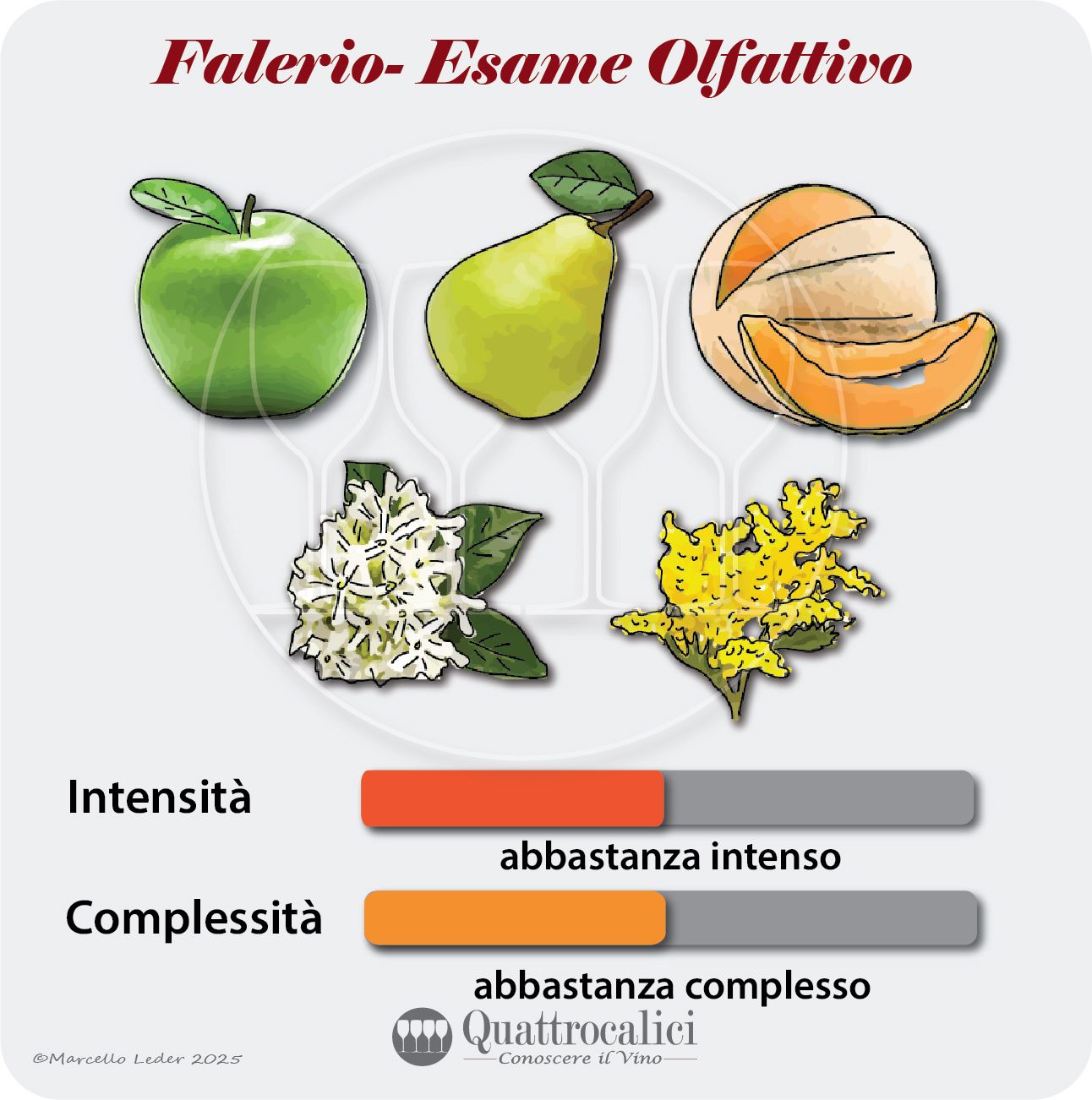 L'esame olfattivo dei vini Falerio